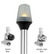 Replacement Parts for All-Round Globe Style Fold-Down Lights with Turning Knob Adjustment - BacktoBoating