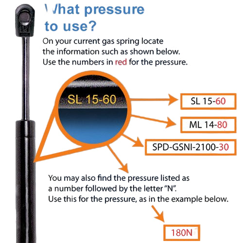 Attwood SpringLift SL30 Gas Springs - BacktoBoating