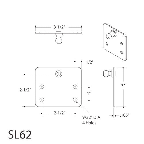 SL62 Bracket - BacktoBoating