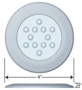 LED 4" Round Interior/Exterior Lights - BacktoBoating