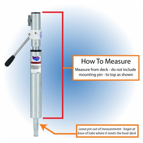 3/4" Adjustable Height Boat Seat Pedestals - BacktoBoating