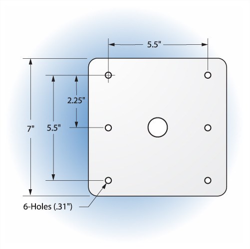 3/4 Pin Base All Stainless Steel - BacktoBoating