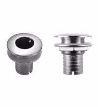 Stainless Steel Straight Thru-Hulls Barbed Short Length - BacktoBoating