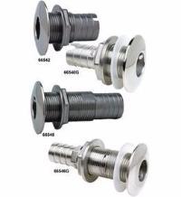 Stainless Steel Straight Thru-Hulls Barbed Short Length - BacktoBoating