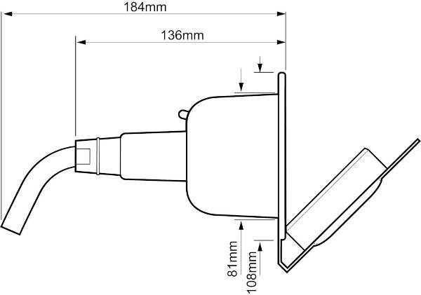 Swim 'n' Rinse Compact Deck Shower - BacktoBoating
