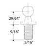 Threaded Studs with 13MM Ball End - BacktoBoating