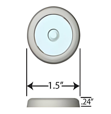 1.5" Round LED Interior and Exterior Lights - BacktoBoating
