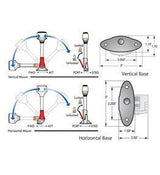 LED All-Round Globe Style Fold-Down Lights with Cam-Lock Adjustment - BacktoBoating