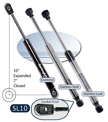 StainlessSteel Springs ST10 (Extended: 10 in. Compressed: 7 in.) - BacktoBoating