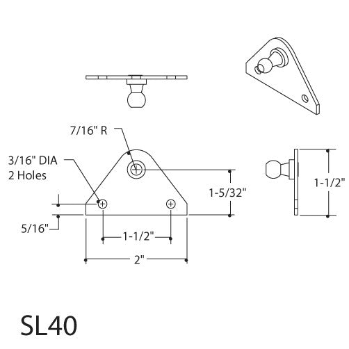 SL40 Bracket - BacktoBoating