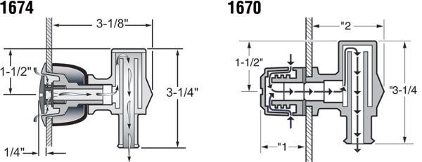 90 Degree P-Trap Fuel Tank Vents & Replacement Caps - BacktoBoating