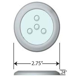 LED 2.75" Round Interior/Exterior Lights - BacktoBoating