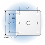 3/4 Pin Base All Stainless Steel - BacktoBoating